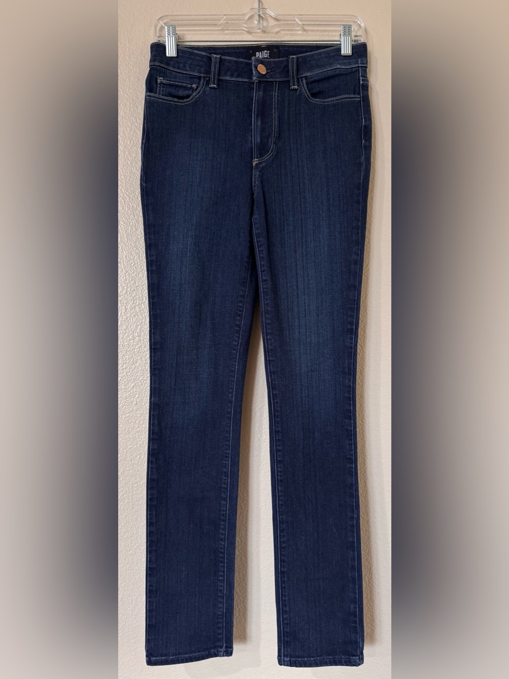 PAIGE Hoxton Ultra Skinny Jeans Size 27 Burano Dark Wash Stretch